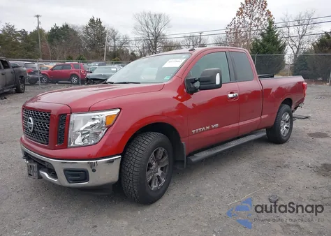 2019 Nissan Titan Sv из США, поврежденный, VIN 1N6AA1C62KN526141